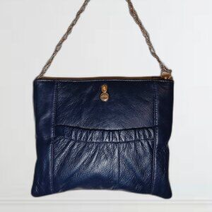 Vintage Ande clutch purse, navy